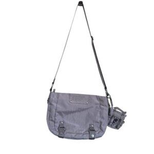 George Gina & Lucy Canvas Nylon RFID Crossbody Shoulder Bag with Mini Zip Unisex